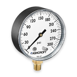 Ashcroft 3 1/2" 1005H, 1/4" LM - Fire Pump Replacement Gauge